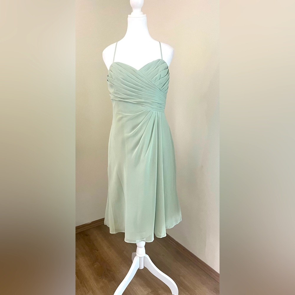 Elegant Sage Green Dress